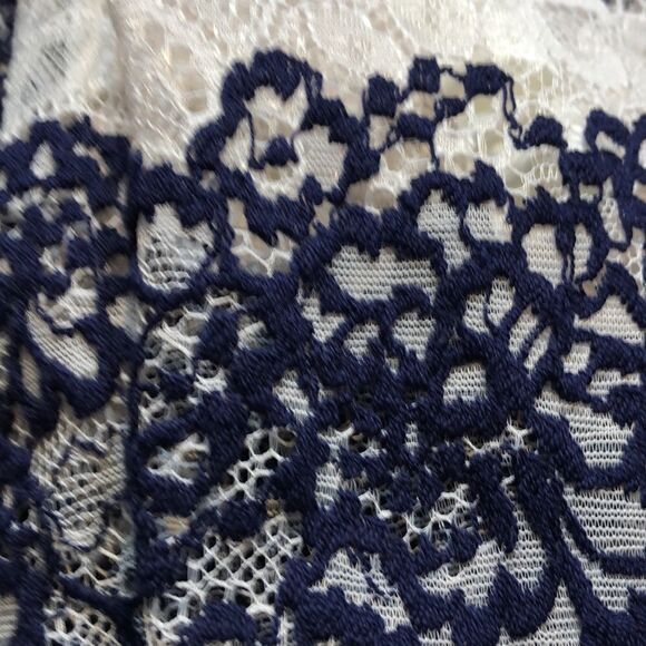 NWT Maternity Jessica Simpson Navy & White Dress M - Picture 4 of 7